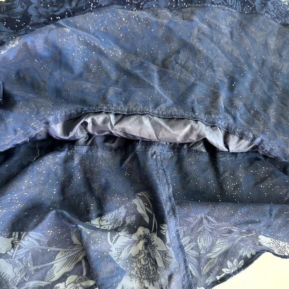 Vintage 80's Nite Kraze Dark Blue/Black Velvet, Studded, Cocktail Dress- 7/8 - Picture 5 of 12